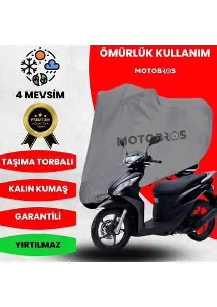 Motobros Honda Dio Motosiklet Brandası Dayanıklı ve Çevresel Etkenlere Karşı Koruma Sağlar