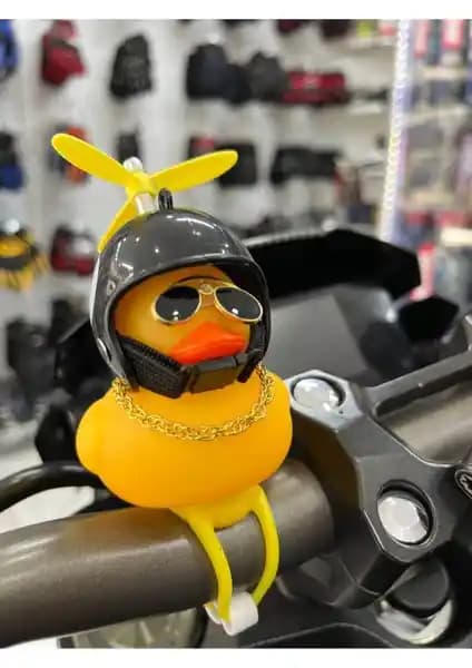 Motobros Sarı Civciv Gidon Süsü ile Sürüşünüzü Kişiselleştirin ve Eğlence Katın