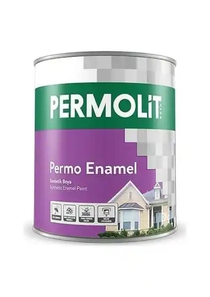 Permolit Enamel Sentetik Yağlı Boya Siyah 0,75 lt - Çok Yönlü ve Dayanıklı Boya Çözümü