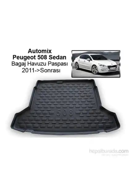 Peugeot 508 Sedan İçin Özel Bagaj Havuzu Dayanıklılık ve Koruma Sağlar