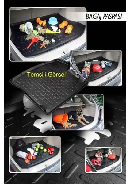 Renault Clio 5 Hb 2020 Sonrası İçin Dayanıklı ve Pratik Bagaj Havuzu
