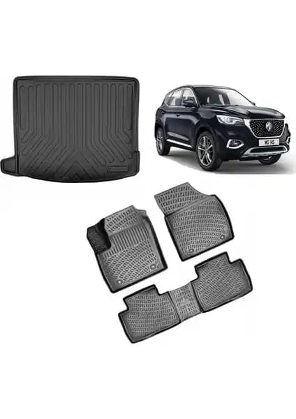Rizline MG Hs Benzinli 2018 Sonrası 3D Havuzlu Paspas ve Bagaj Havuzu Seti Detayları