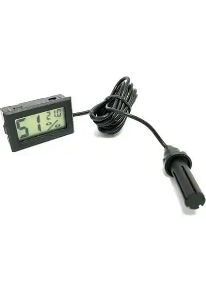 Robotekno Dijital Nem Ölçer Problu ile Hassas Sıcaklık ve Nem Ölçümü Cihazı