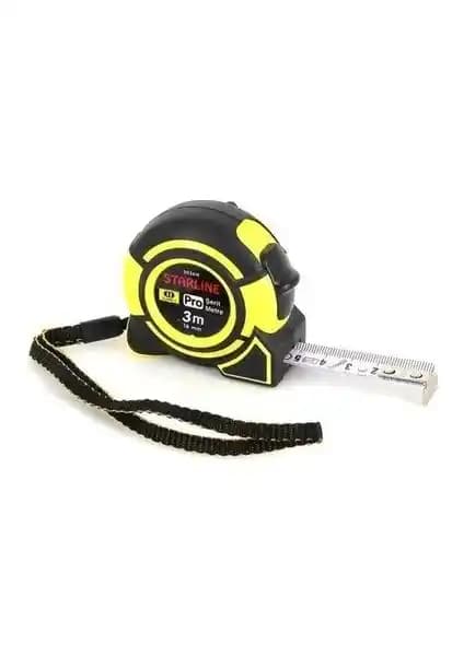 Starline 3 Metre Dayanıklı ve Ergonomik Şerit Metre İle Hassas Ölçüm Çözümleri