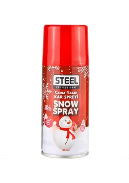 Steel CK-7597 Cama Yazan Kar Spreyi: Cam Yüzeylerde Estetik ve Temizlik Çözümü