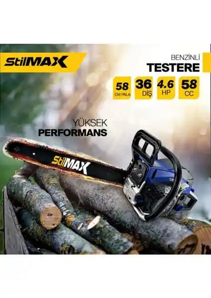 Stilmax Germany STH-58: Güçlü ve Verimli Profesyonel Motorlu Testere Özellikleri