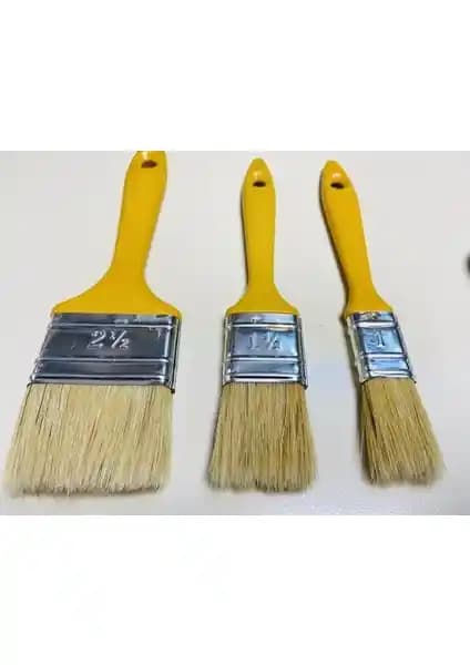 Stilson 3 Parçalık Çok Yönlü Fırça Seti Ahşap, Seramik ve Metal Yüzeyler İçin Uygun