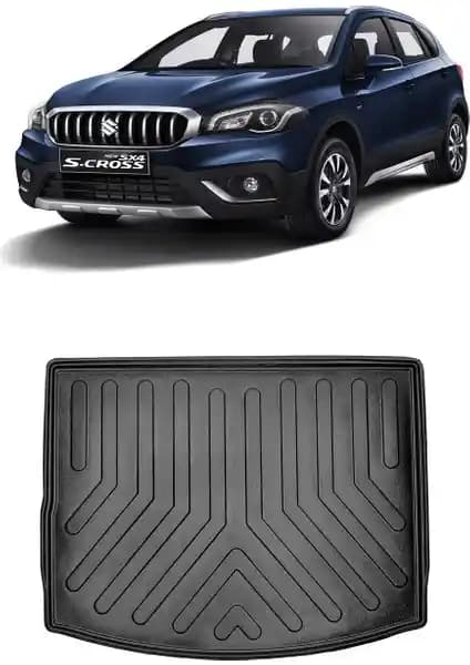 Suzuki S-Cross 2022 Sonrası İçin Dayanıklı ve Estetik 3D Bagaj Havuzu Siyah