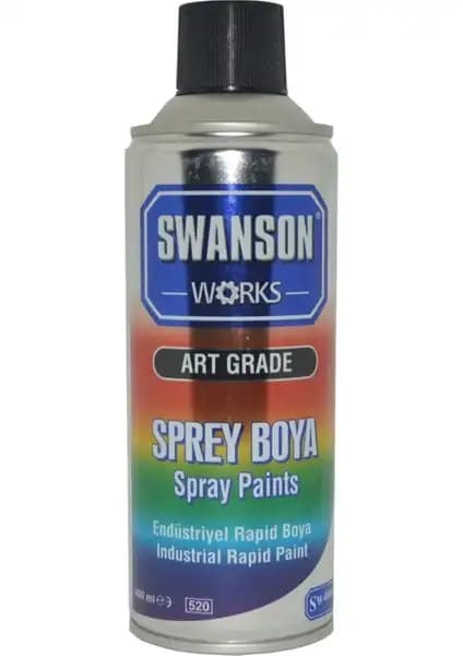 Swanson Works Sprey Boya Beyaz 250 ml: Hızlı Kuruma ve Kolay Uygulama İmkanı Sunan Endüstriyel Kalite Boya