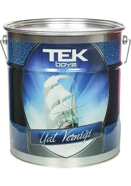 Tek Boya Yat Vernik 2,5 Lt: Dış Mekan ve Denizcilik İçin Dayanıklı Koruyucu Vernik