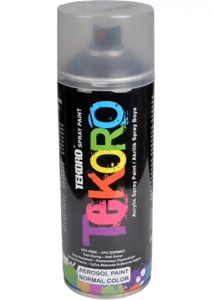 Tekoro Sprey Boya Parlak Krom 400 ML Yüksek Isıya Dayanıklı ve Estetik Boya Çözümü