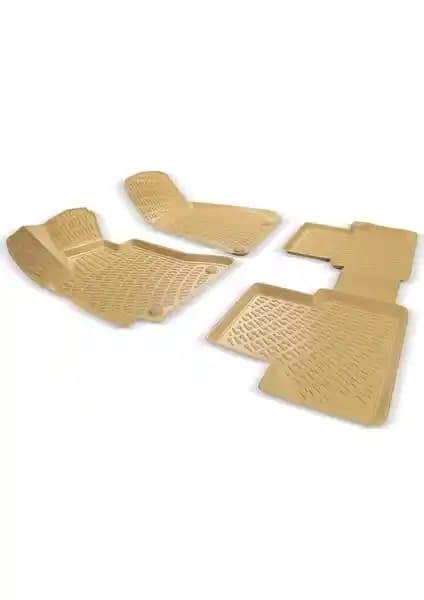 Toyota Corolla 2013-2018 İçin Rizline 3D Havuzlu Bej Paspaslar Kalite ve Güvenlik Sunar