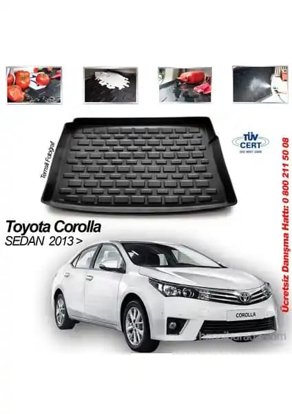 Toyota Corolla Sedan 2013 Sonrası İçin Dayanıklı ve Uyumlu Bagaj Havuzu Ürünü