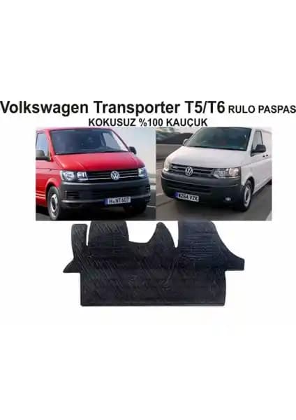 Transporter T5 ve T6 İçin Dayanıklı Kokusuz Kauçuk Rulo Paspas
