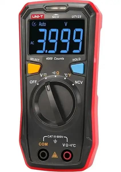 Uni-T UT 123 Cep Tipi Mini Multimetre: Çok Fonksiyonlu Güvenilir Elektrik Ölçüm Aracı