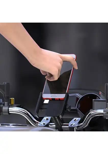 Vexo 914 Alüminyum Telefon Tutucu Motosiklet ve Bisiklet İçin Güvenilir Çözüm