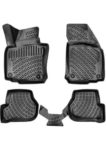 Volkswagen Golf 6 2009-2012 İçin Rizline 3D Havuzlu Paspaslar - Dayanıklı ve Hijyenik Koruma