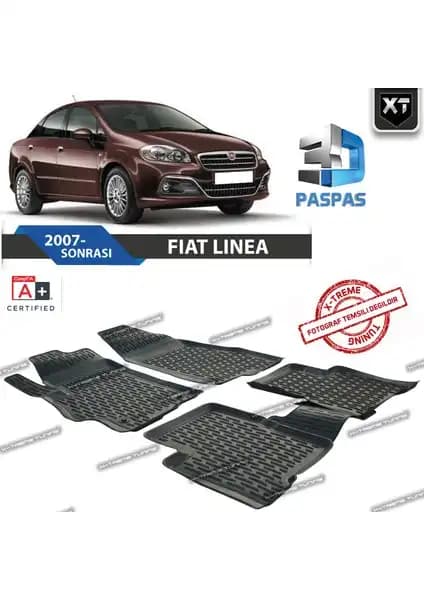 XT Fiat Linea 3D Havuzlu Paspas 2007 Sonrası İç Temizlik ve Koruma Çözümü