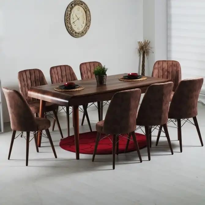 8 Kişilik Yemek Masası Seçimi ve Dekorasyonda Dikkat Edilmesi Gerekenler