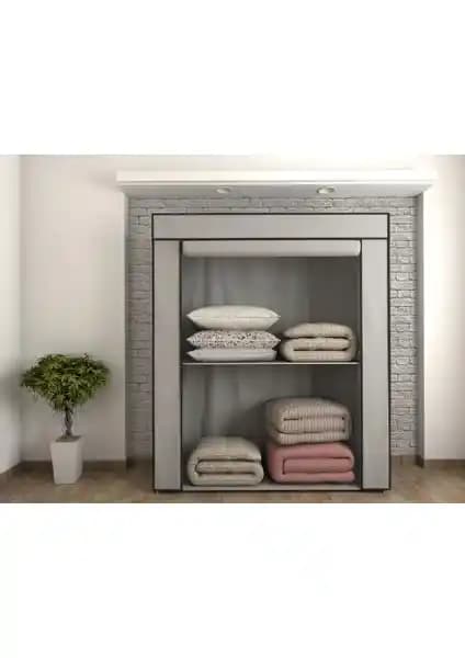 Burak Metal Borulu Yorgan Hurcu ve Prado Stark Xtra Çift Yandan Raflı Çelik Profil Dolap Karşılaştırması