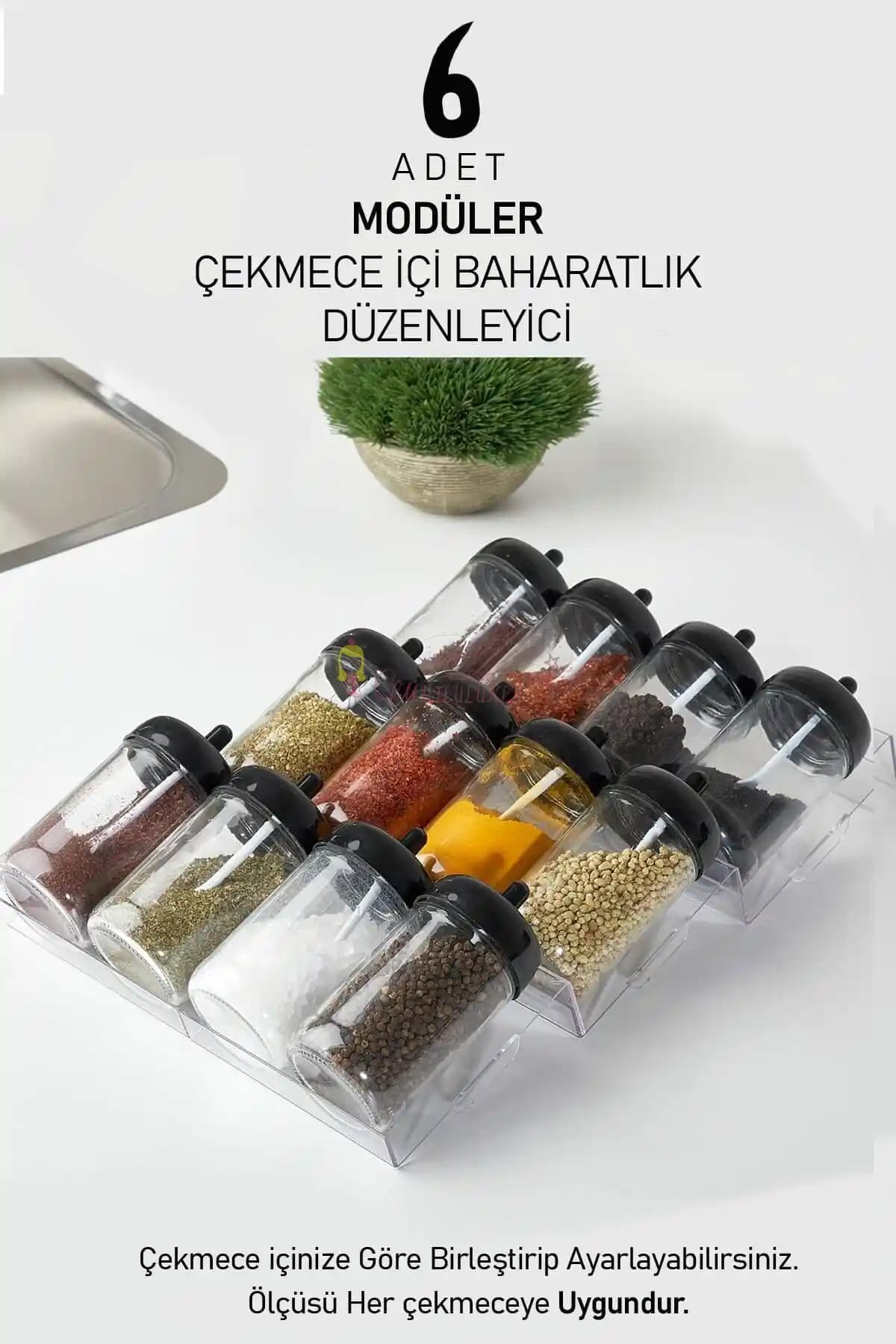 Çekmece İçi Baharatlık Takımlarıyla Mutfak Dekorasyonunda Şıklık ve Fonksiyonellik Sağlama