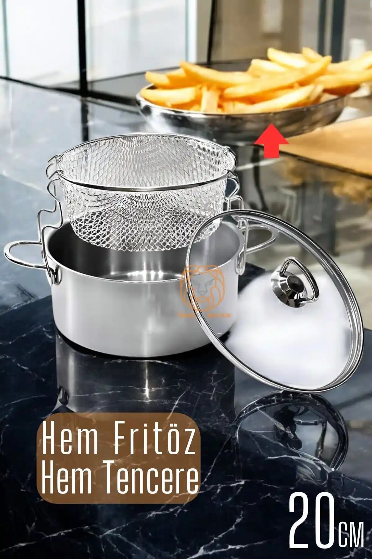 Çelik Patates Kızartma Tenceresi ile Modern ve Şık Mutfak Dekorasyonu İpuçları