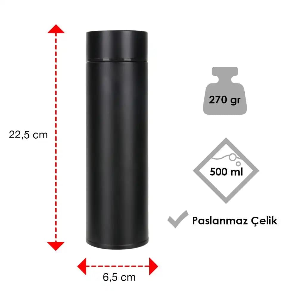Çelik Termos 500 ml: Dekoratif ve Fonksiyonel Modern Tasarım Çelik Termoslar