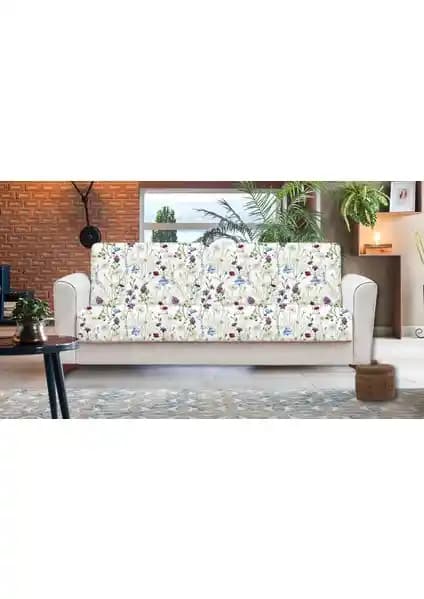 Çiçekli Koltuk Örtüsü ile İç Mekan Dekorasyonunda Şıklık ve Fonksiyonellik