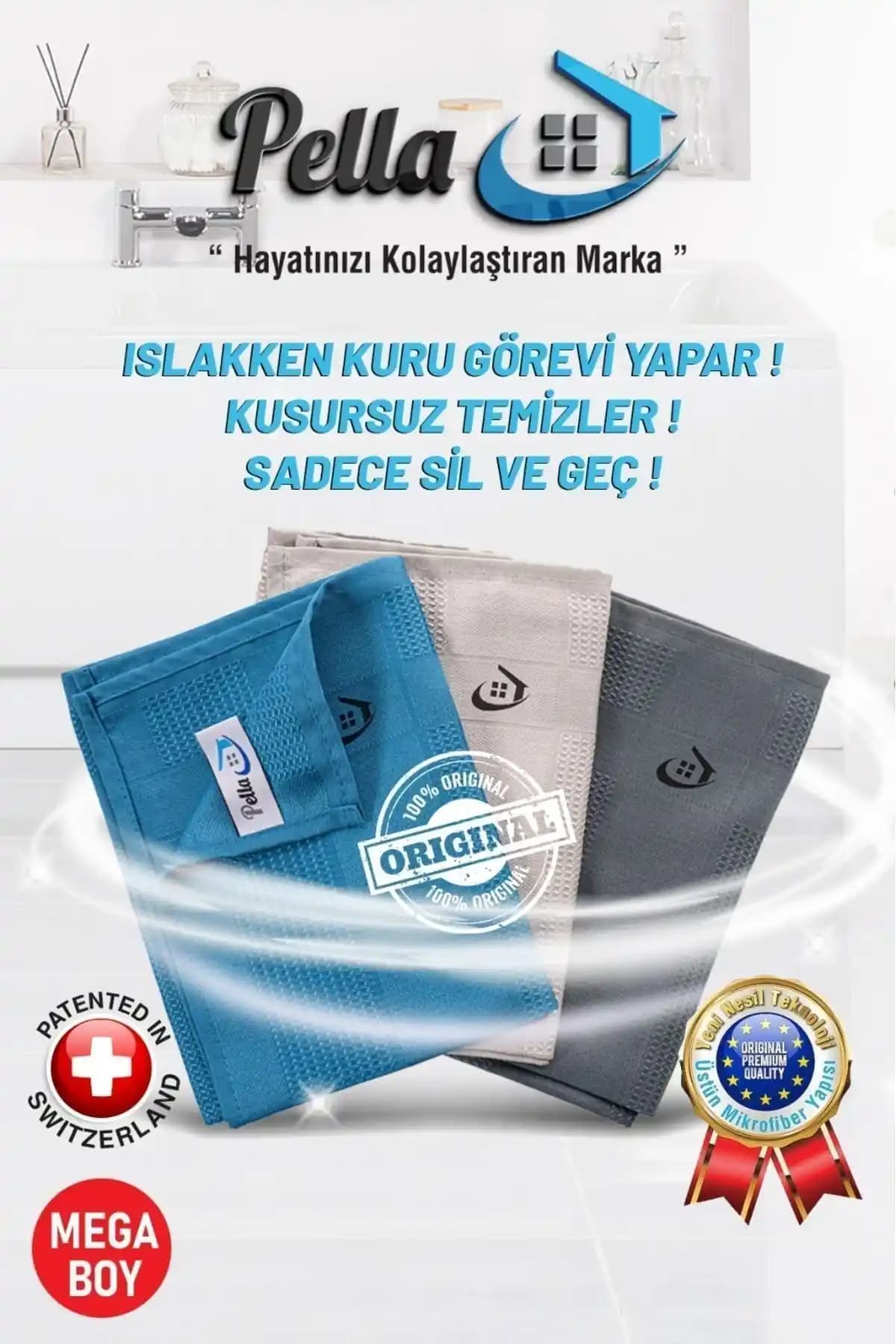 Dekorasyon ve Temizlik: Pella Temizlik Bezi ile Estetik ve Pratik Çözümler