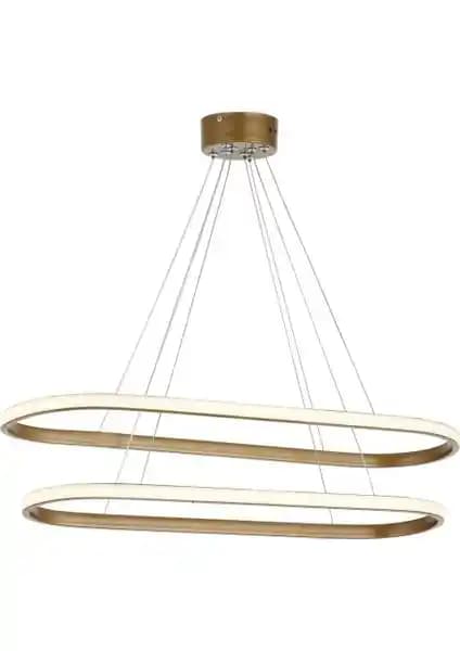 Eray Ayıltma 2005-2 Eskitme Elips LED Avize ve Modern Gold 4'lü LED Avize Karşılaştırması