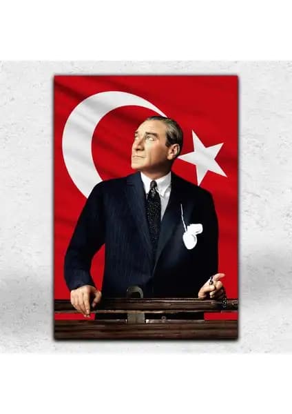 İki farklı Atatürk portresi kanvas tablosunun özellikleri ve karşılaştırması 1