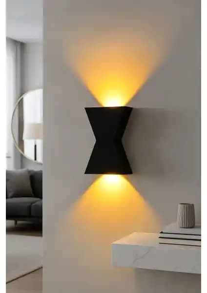 Laaysa 3D Tasarım Zaman Pilli Dekoratif Duvar Aynlatması Modern ve Çevre Dostu Bir Seçenek