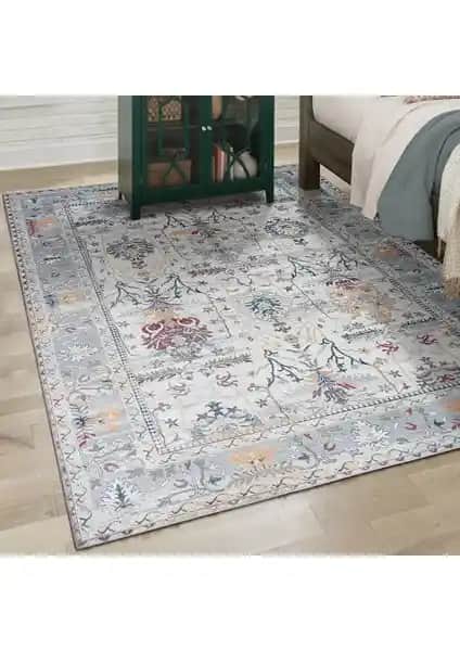 Marsa Dijital Baskı Şönil Dokuma Halı Modern ve Pratik Ev Dekorasyonu İçin