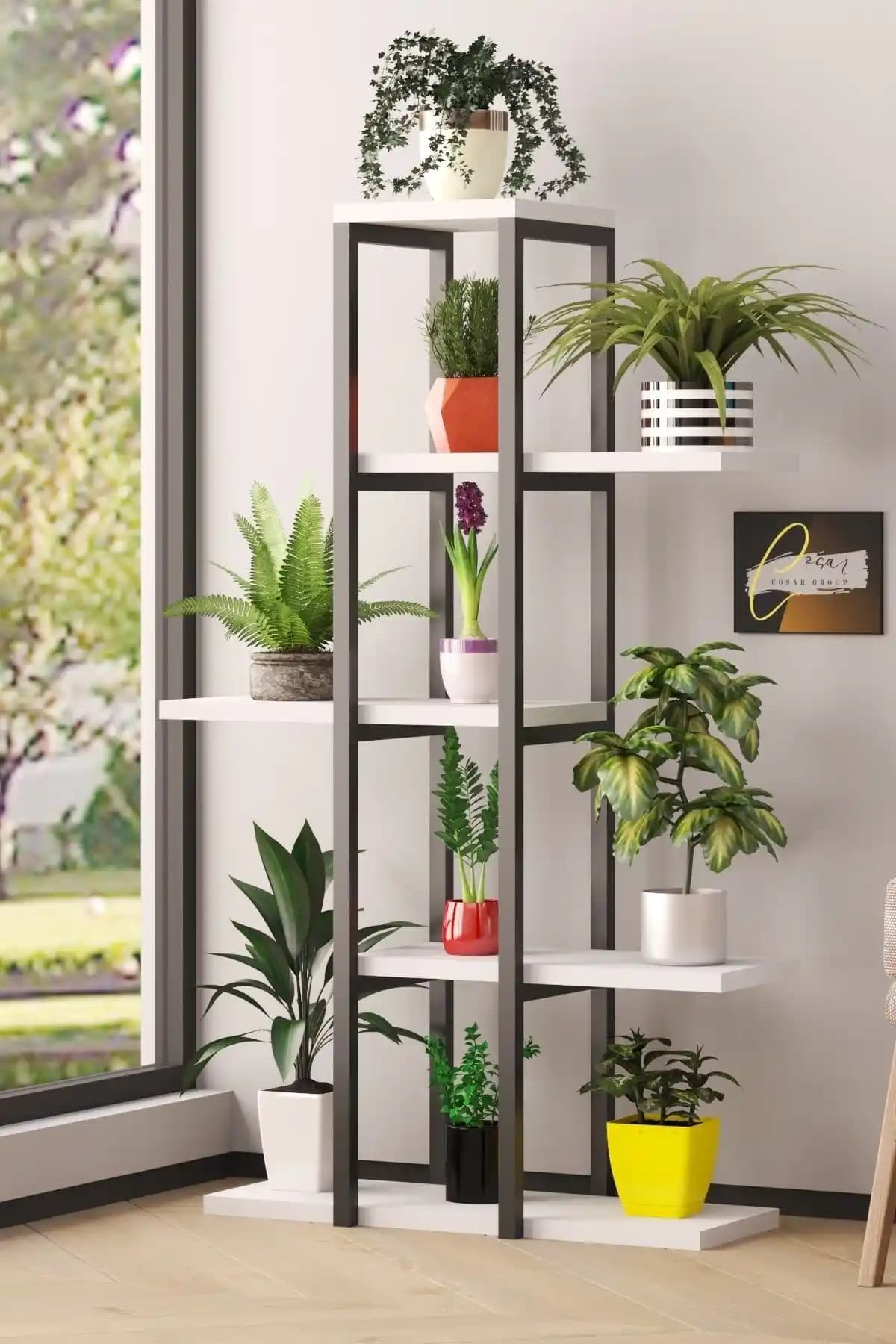 Metal Çiçeklikler Dekorasyonda Zarafet ve Modernlik İçin En İyi Seçenekler