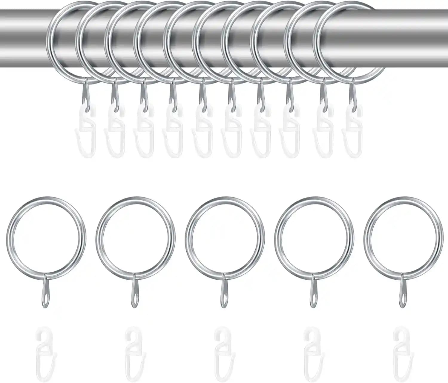 Metal Perde Halkaları ile Dekorasyonda Estetik ve İşlevsellik Sağlayan Çözümler