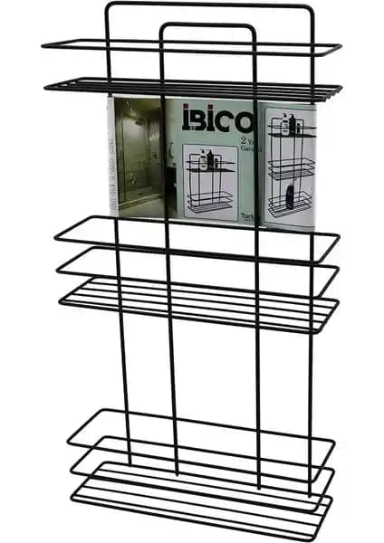 Misda Store Siyah 3 Katlı Metal Banyo Köşelik Modern ve Dayanıklı Tasarım Çözümü