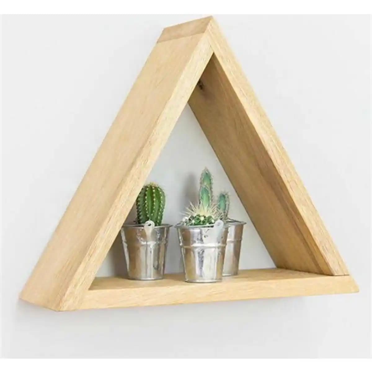 Modern İç Mekan Dekorasyonunda Üçgen Duvar Raflarının Kullanım Avantajları ve Tasarım İpuçları