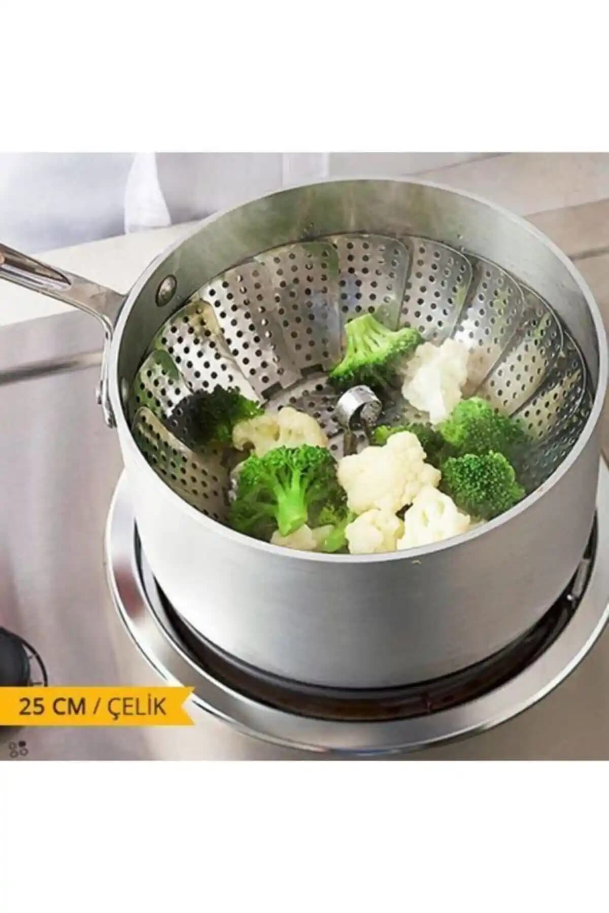 Modern Mutfak Dekorasyonunda Sağlıklı ve Estetik Sebze Buharda Pişirme Aparatı Kullanımı