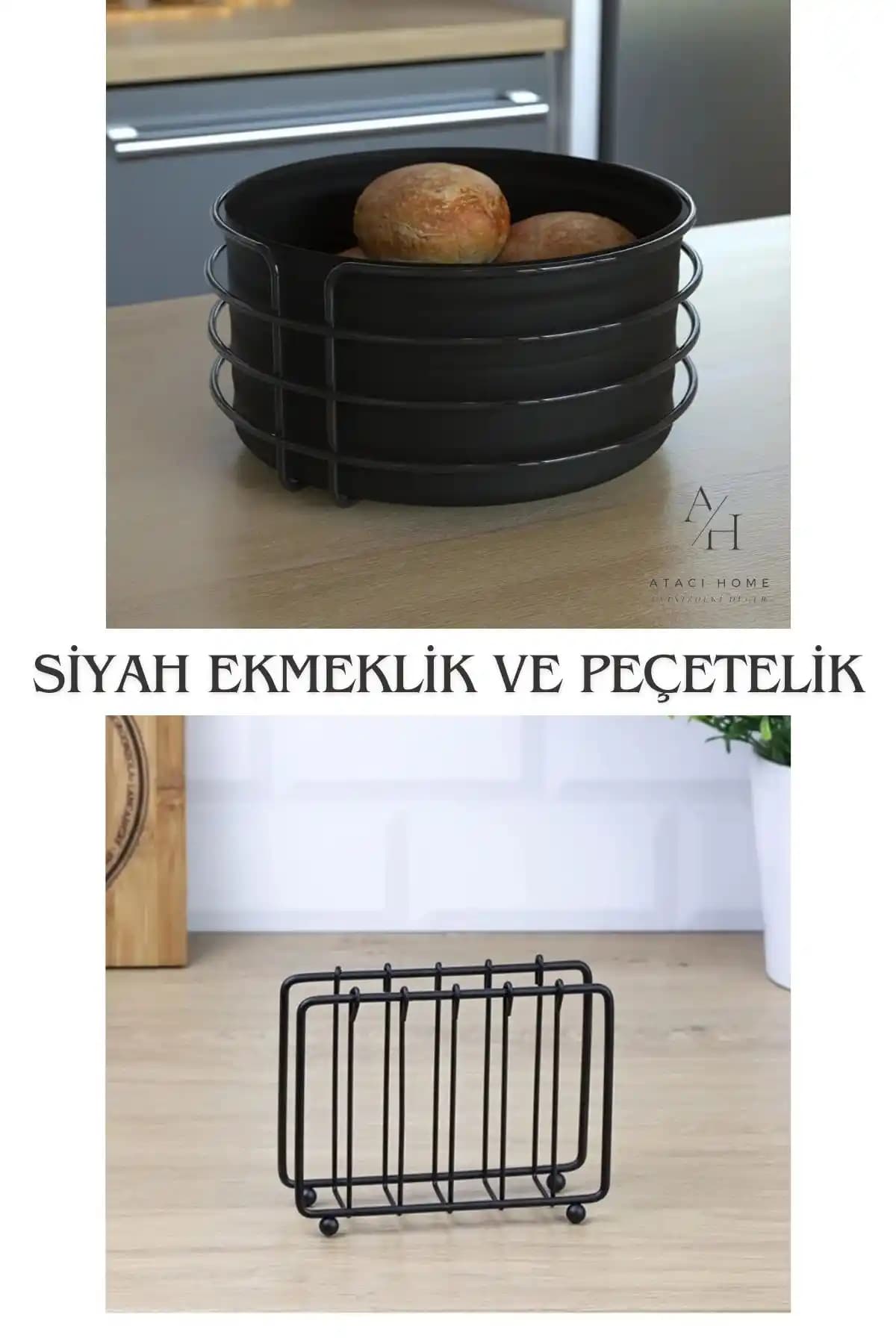 Modern ve Şık Dekorasyon İçin Siyah Ekmek Sepetleri Seçenekleri ve Kullanım İpuçları