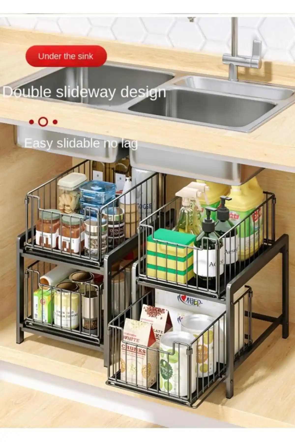 Mutfak Lavabo Altı Düzenleyicileri ile Alanınızı Optimize Edin ve Estetiği Yükseltin