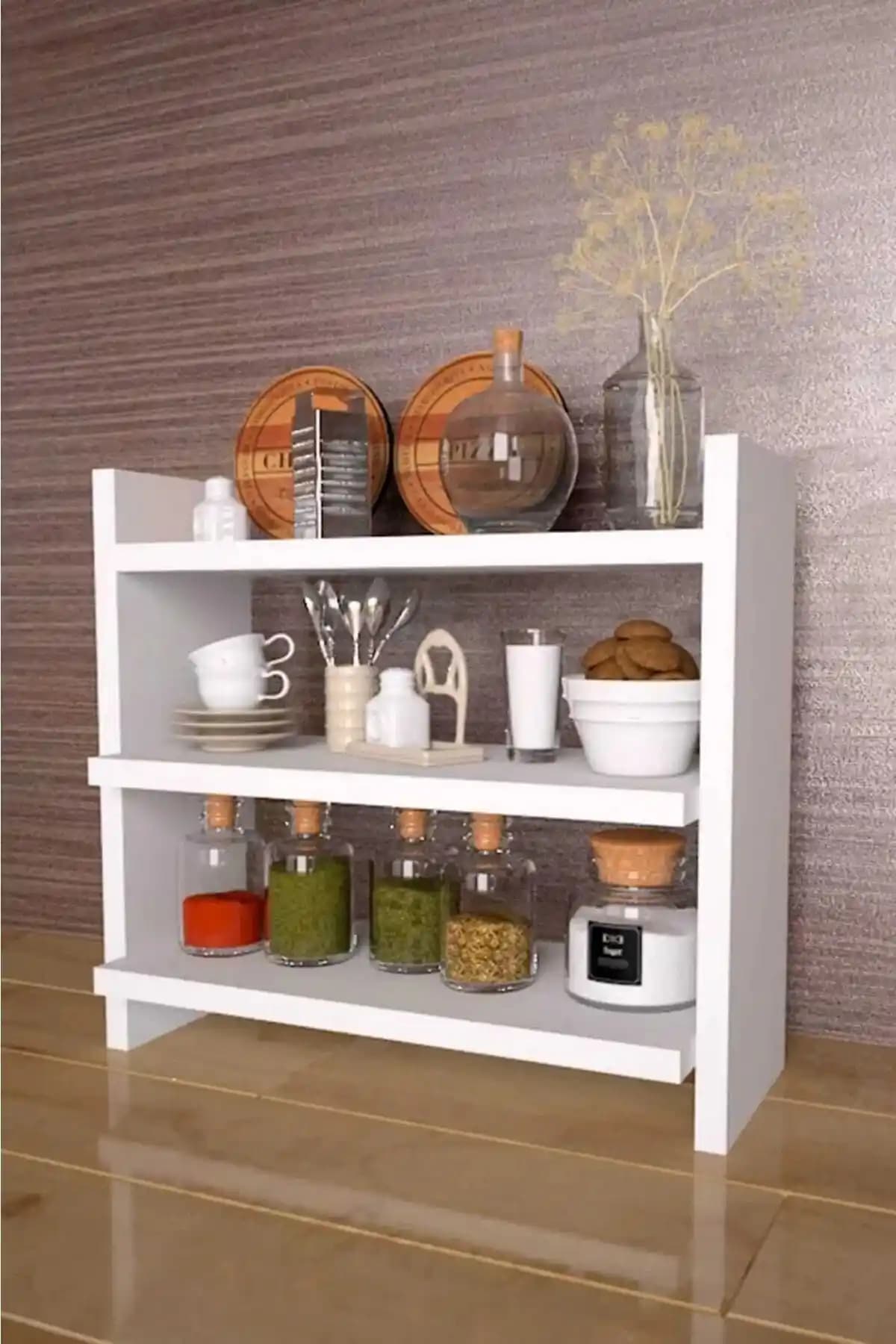 Mutfak Tezgah Üstü Raflarıyla Fonksiyonellik ve Estetiği Bir Arada Yakalayın