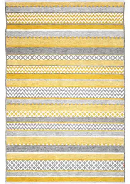 My Home İskandinav Kilim TRB-11341-F Sari: Modern ve Çok Yönlü Dekoratif Halı