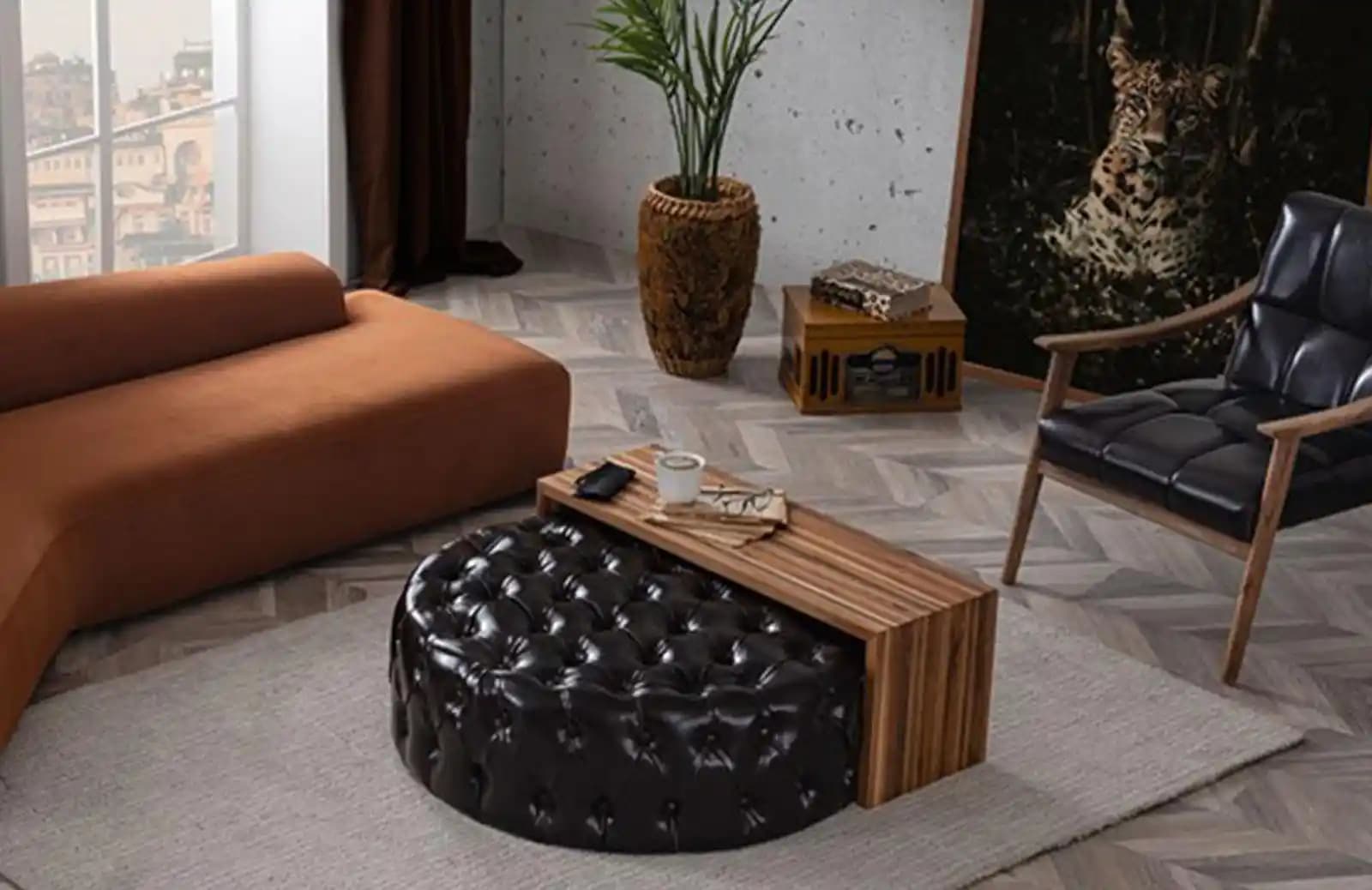 Orta Puf Sehpa ile Modern ve İşlevsel Dekorasyon Çözümleri