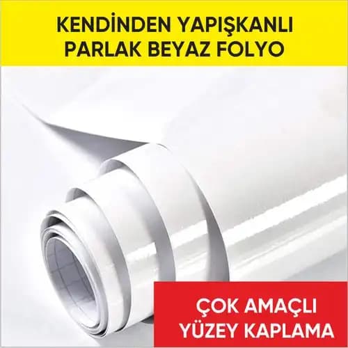 Parlak Beyaz Folyo ile Modern ve Şık Dekorasyon Çözümleri 2023