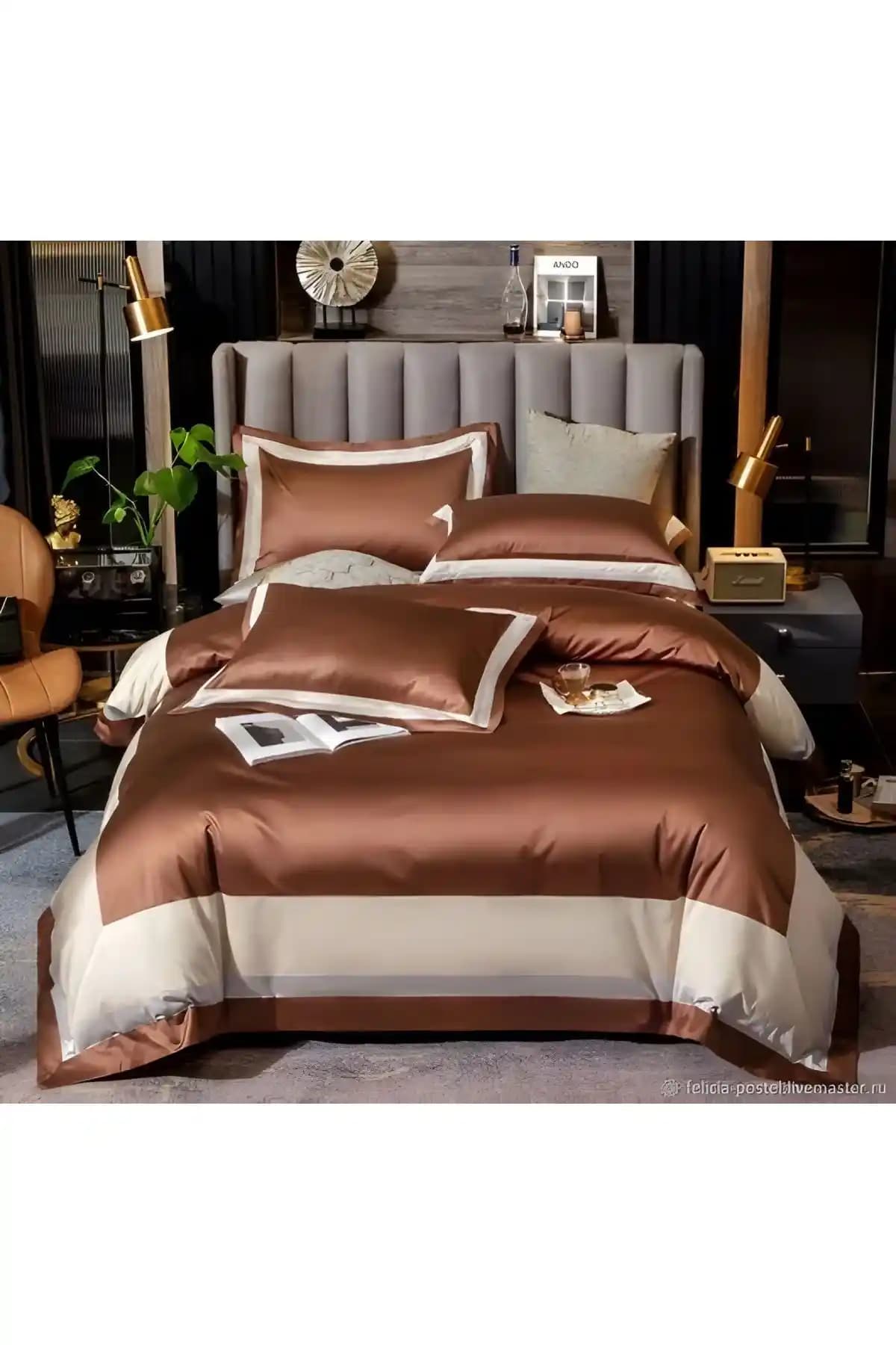 Parlak Saten Nevresim Takımı ile Yatak Odalarınıza Zarafet Katın ve Dekorasyonunuzu Yükseltin