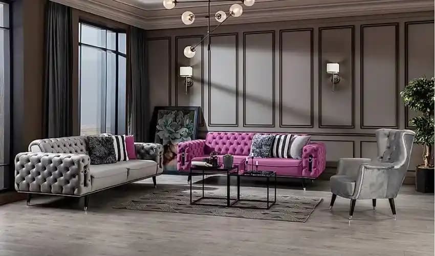 Pembe Salon Takımlarıyla Şık ve Ferah Mekanlar Yaratmanın Yolları