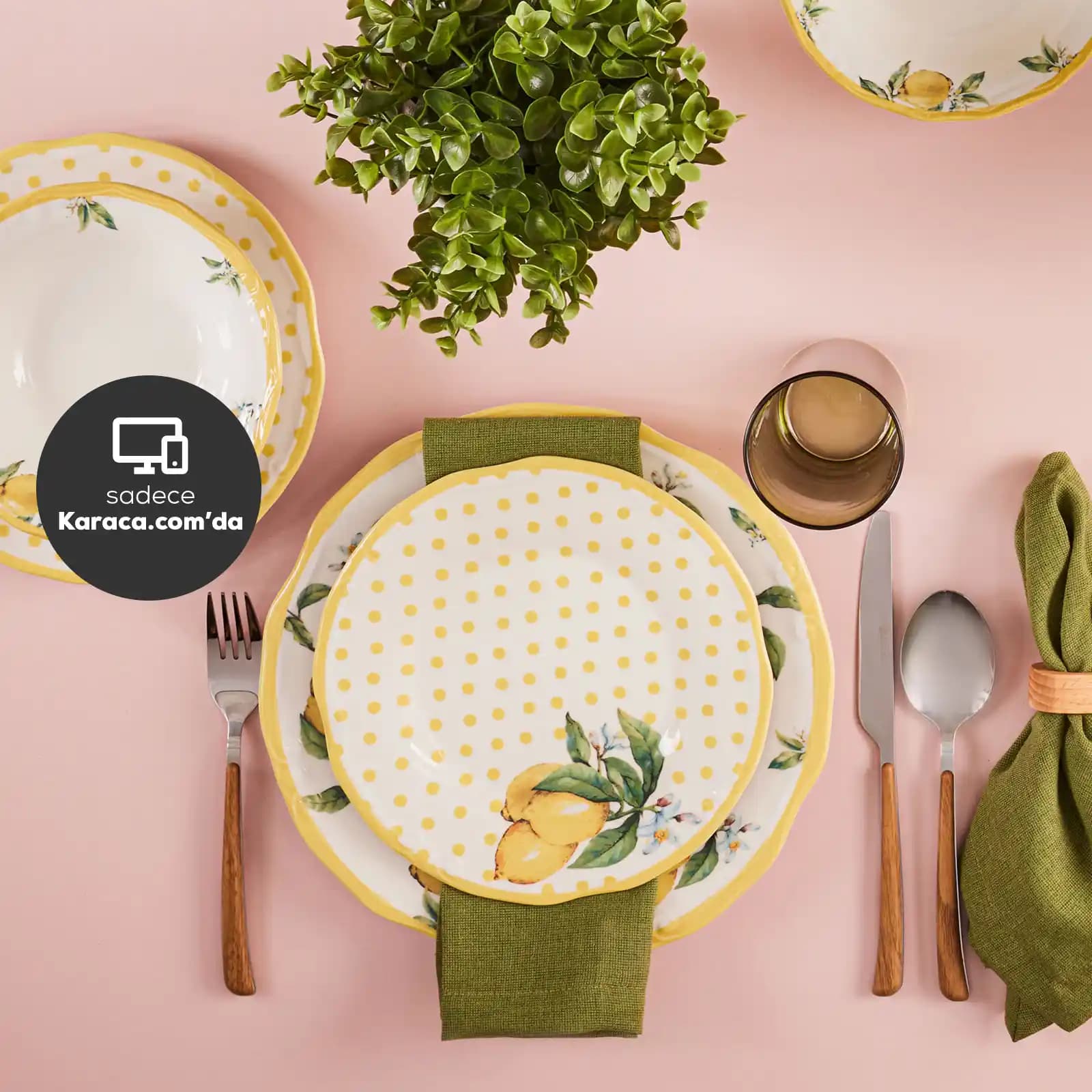 Puantiyeli Yemek Takımlarıyla Dekorasyonunuza Renk Katın ve Mekânlara Enerji Getirin