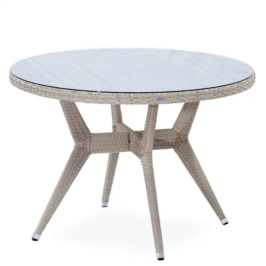 Rattan Yuvarlak Camlı Masa ile Dekorasyonunuza Doğal Şıklık Katın ve Alanlarınızı Yenileyin