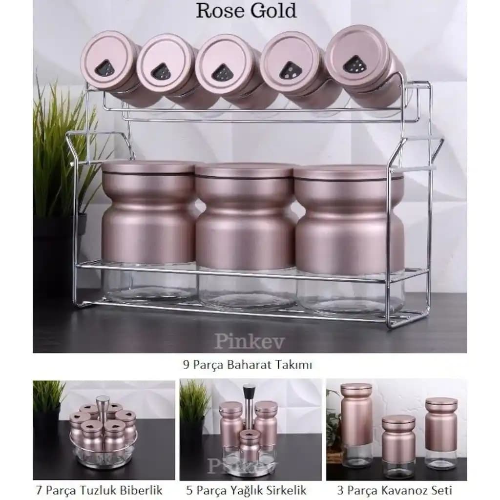 Rose Gold Baharat Takımı ile Mutfakta Zarafet ve Şıklık Yaratmanın Yolları