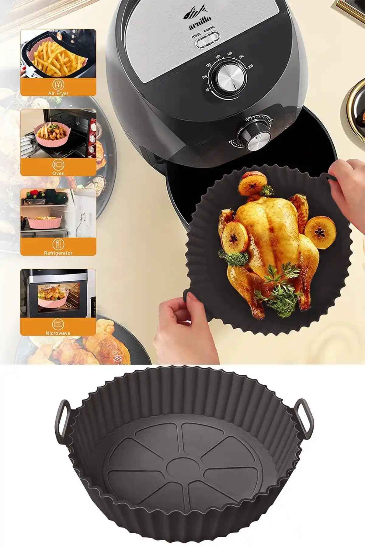 Silikon Airfryer Kabı ile Mutfakta Yenilik ve Estetik Bir Dokunuş